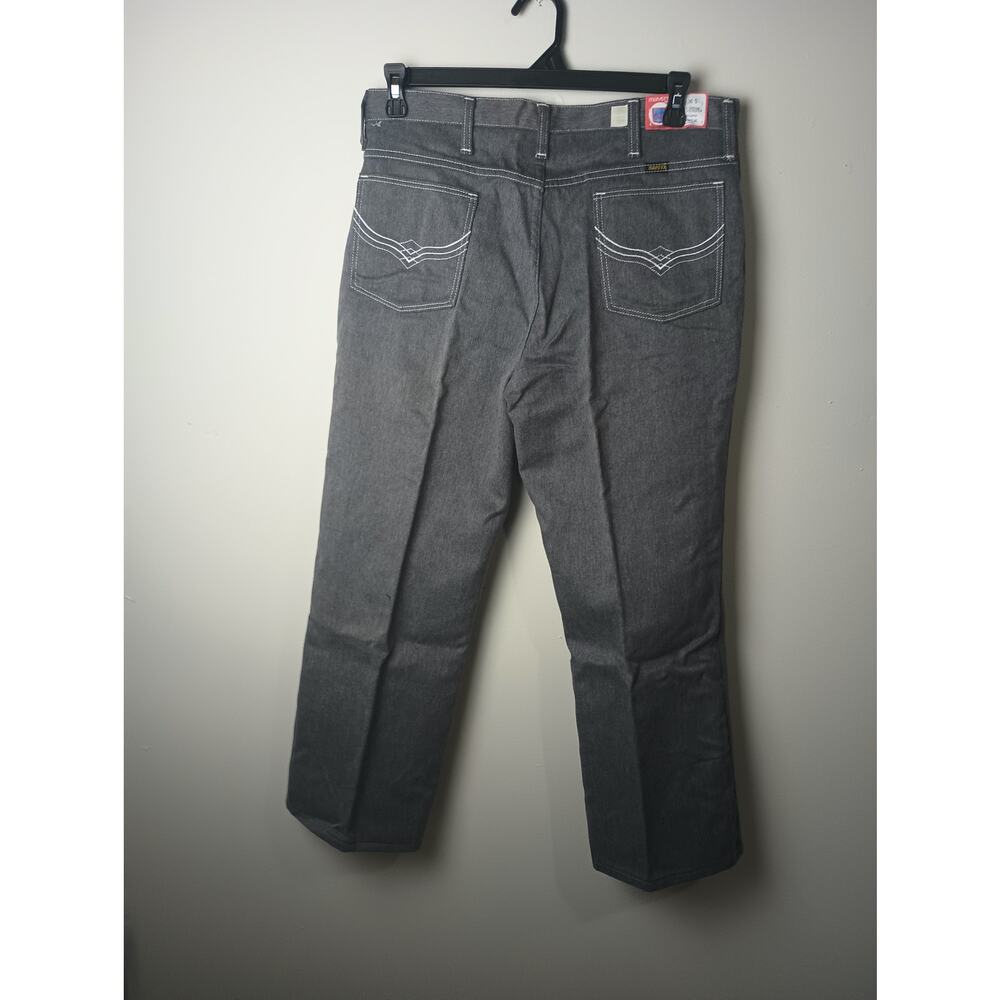 Vintage Maverick Gray Demin Jeans Flare Leg‎ Men's Size 36 S Cotton NWT 70s 80s